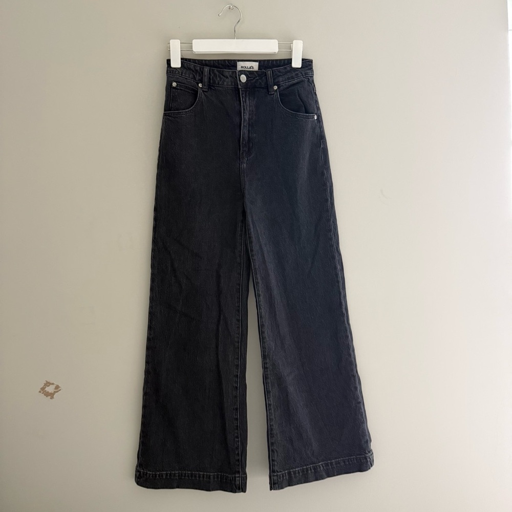 ROLLA'S Black Wide-Leg Women's Jeans Size 26